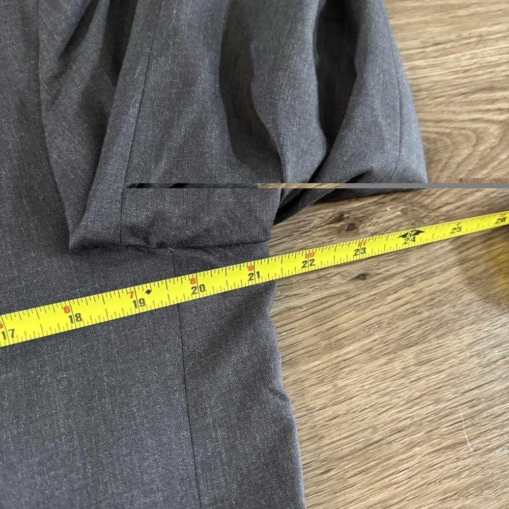 Brooks Brothers 1818 Regent Fit 42R Charcoal Gray 100% Wool Blazer Made in Italy - Picture 3 of 8